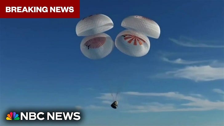 Astronauts Splash Down!!!