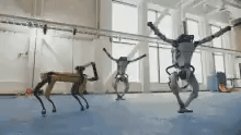 Robots Dancing GIF