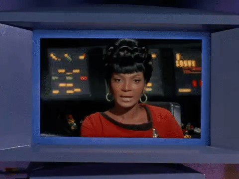 Uhura: Captain, I'm gonna punch your face so hard you're gonna be picking teeth out of your shit