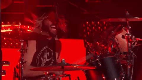 Taylor Hawkins Drums GIF by Foo Fighters