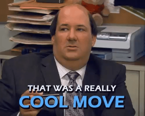 The Office Cool Move GIF