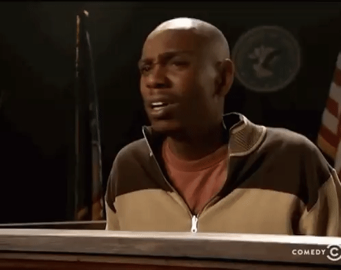 Huh Dave Chappelle GIF