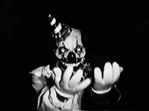 Scary Scary Clown GIF