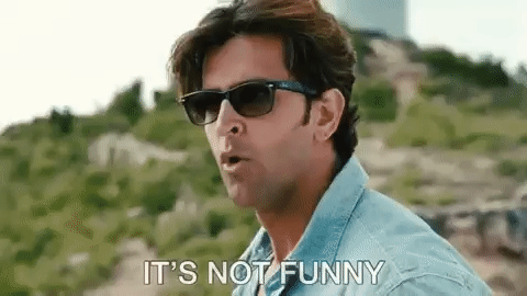 Not Funny Bollywood GIF by Hrithik Roshan