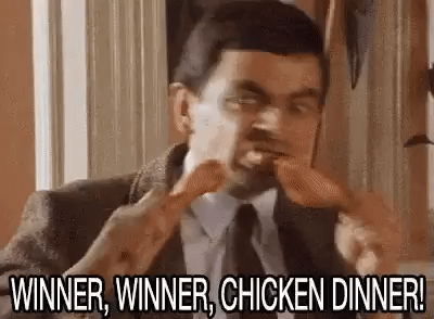 Winner Winner Chicken Dinner GIF