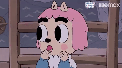 Summer Camp Island Reaction GIF by HBO Max