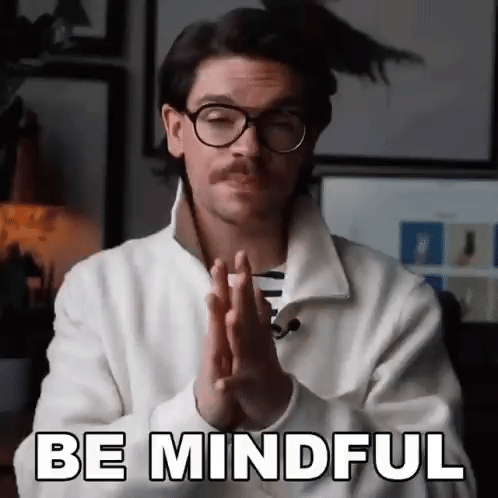 Be Mindful Robin James GIF