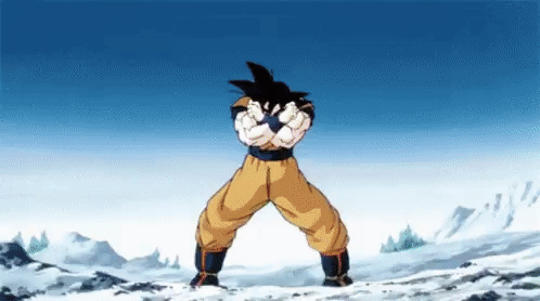 Goku Dragon Ball Level Up Anime Gif GIF