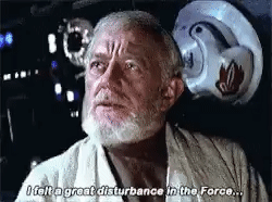 Obiwan Kenobi Disturbance In The Force GIF