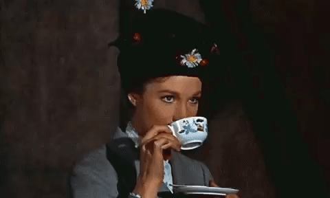 Mary Poppins Tea Time GIF