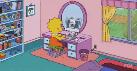 The Simpsons Internet GIF